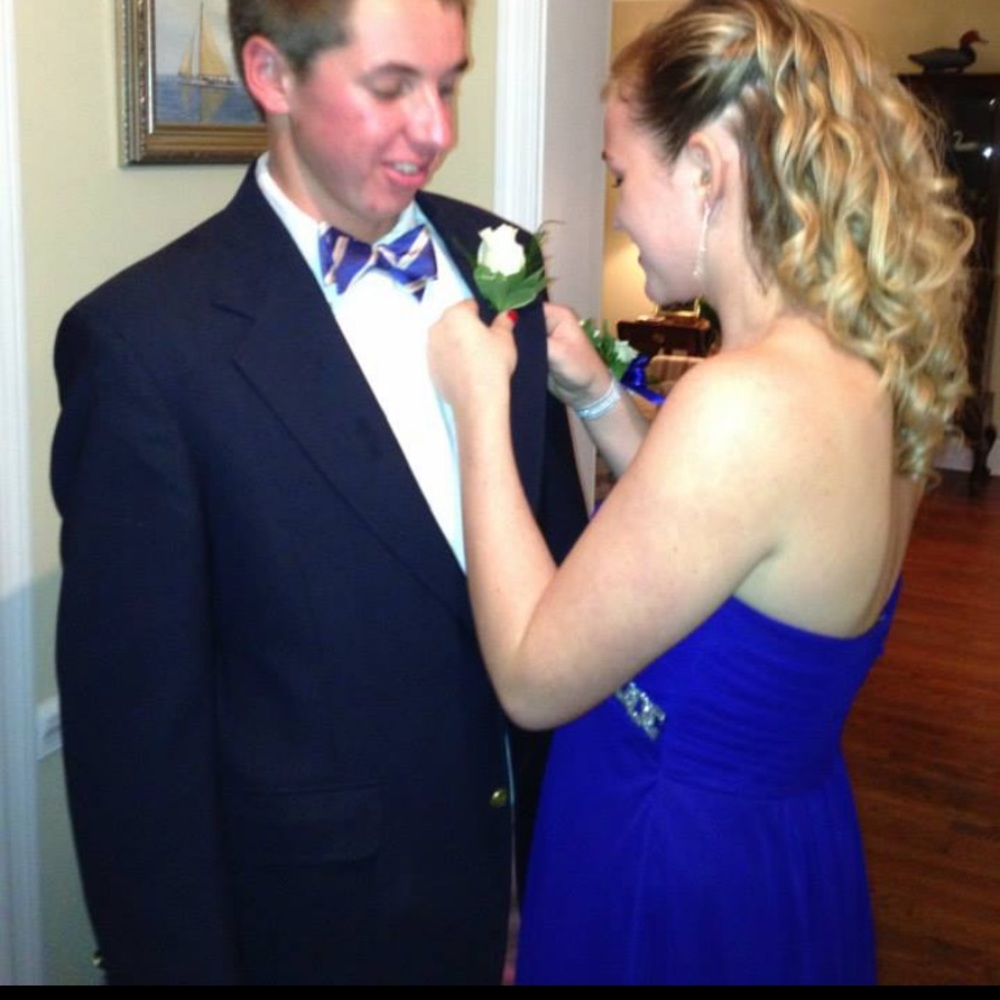 Royal blue homecoming dress